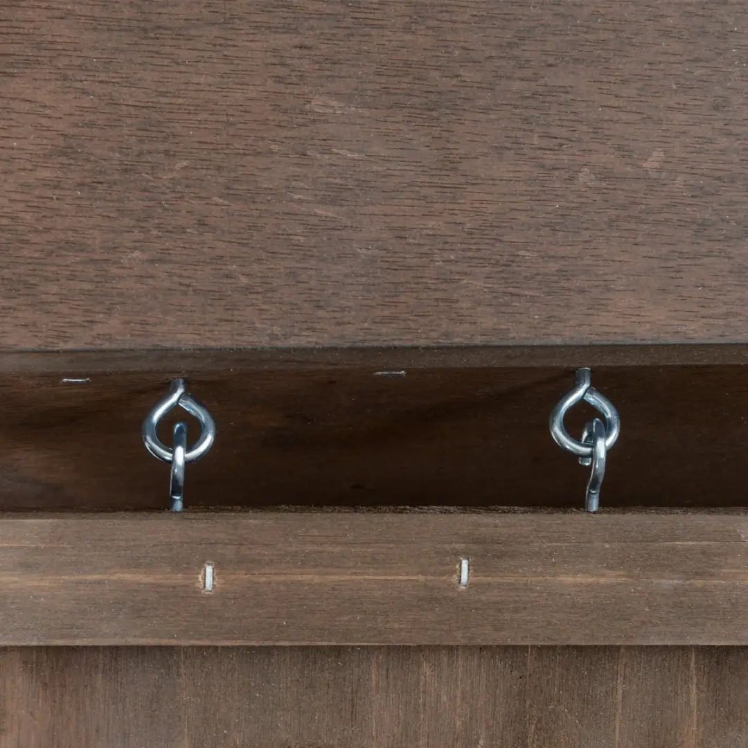 Pawhut Konijnenhok 90x53x59cm - 2 Verdiepingen - Massief hout