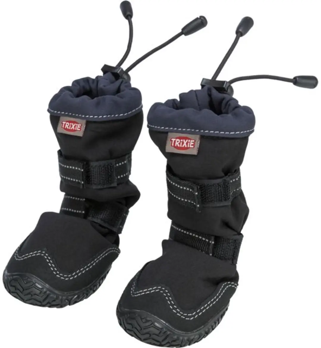 Trixie Walker Active Hondenschoenen M/L - Zwart - 2 Stuks