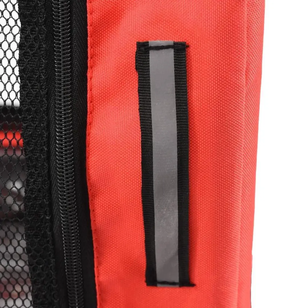 Flamingo Romero Fietskar - Rood/Grijs 60x43x51cm