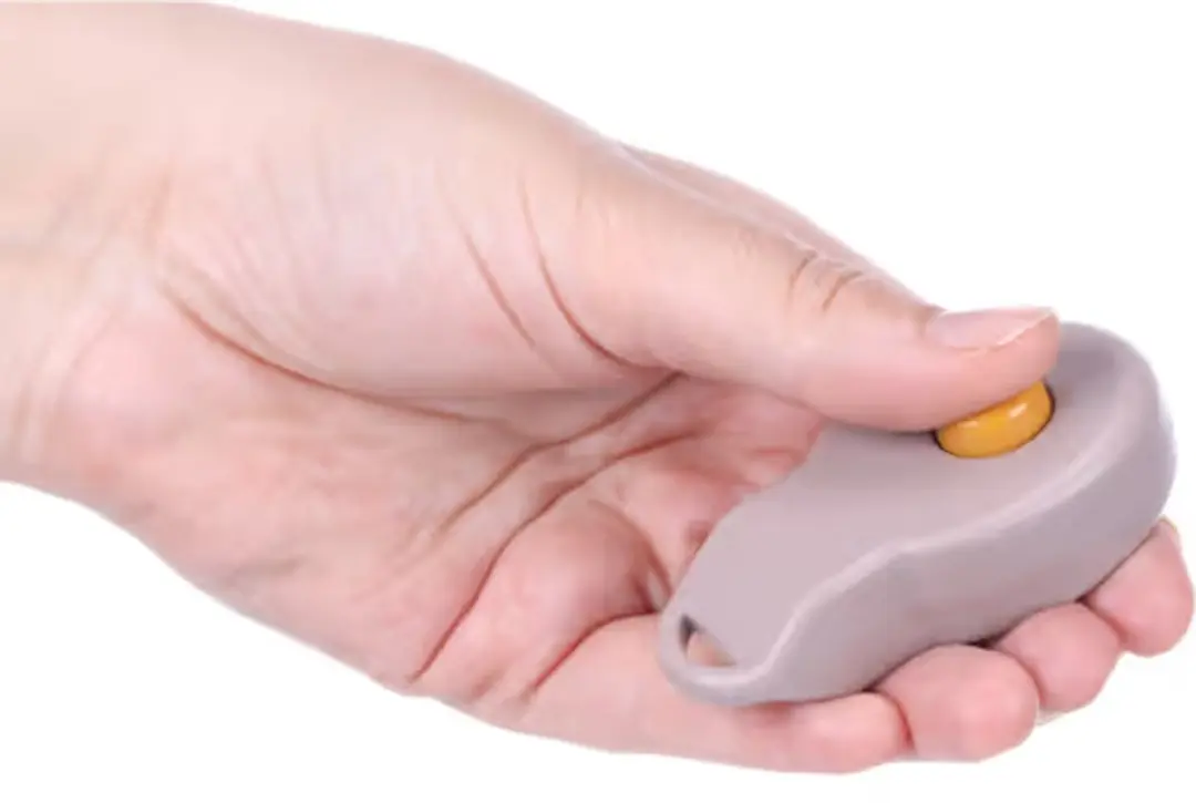 Flamingo Xia Puppy Clicker - Geel/Taupe