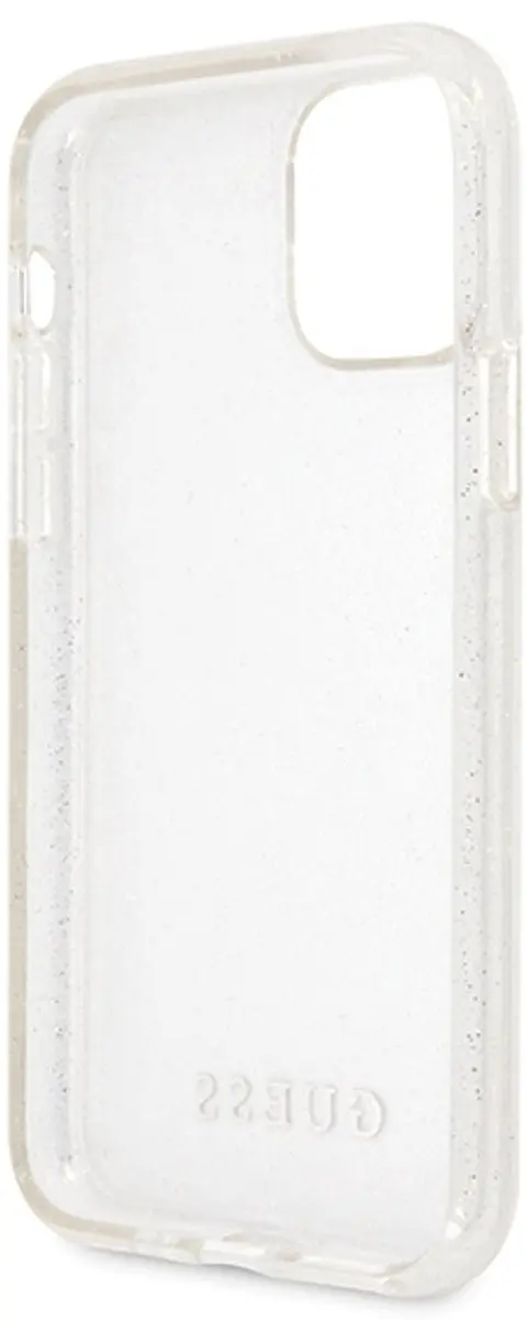 Guess Glitter Serie iPhone 11 Pro Telefoonhoes - Zilver - afbeelding 6 van 6