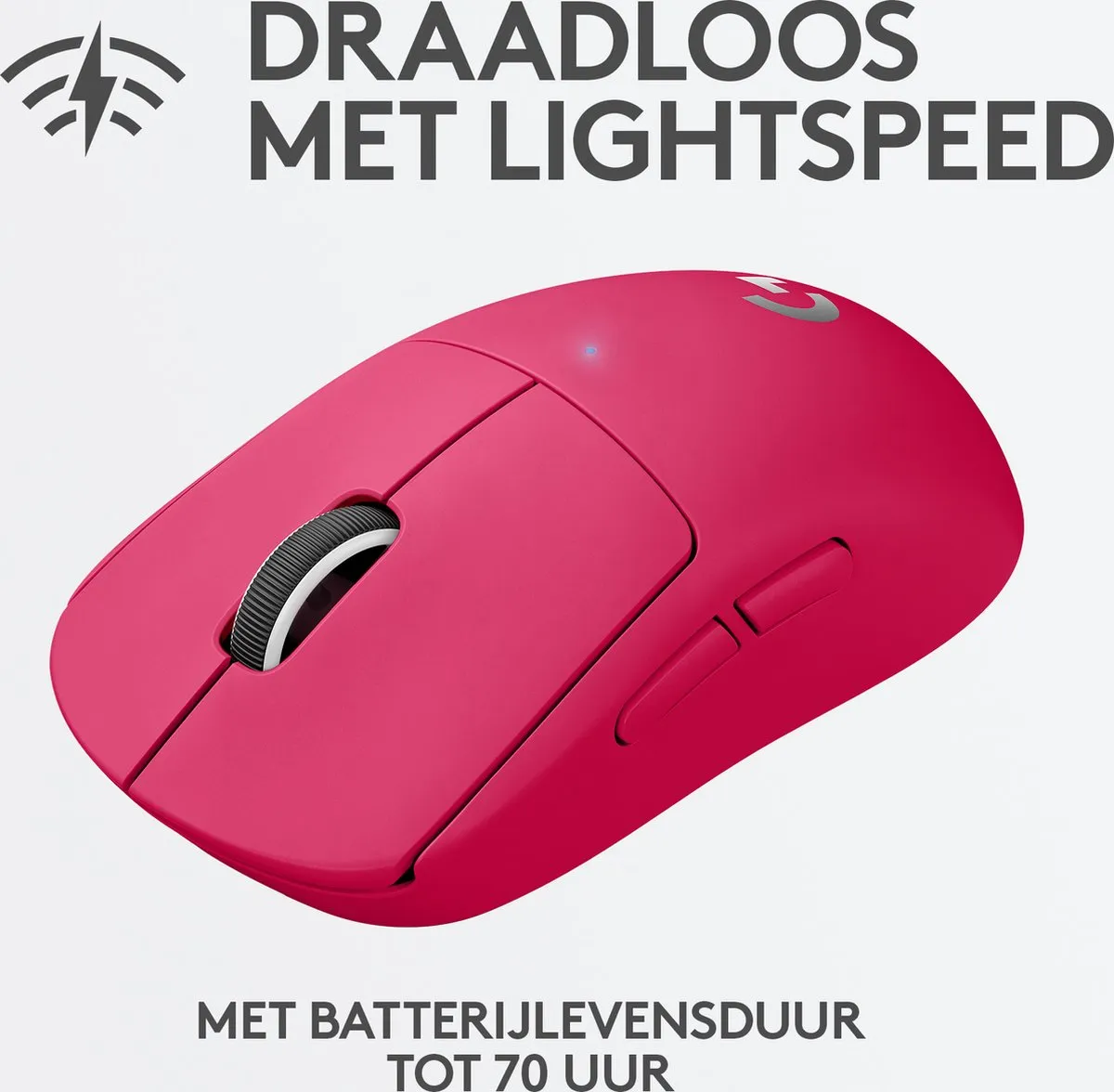 Logitech G Pro X SUPERLIGHT 910-005957 Gaming Muis - Magenta