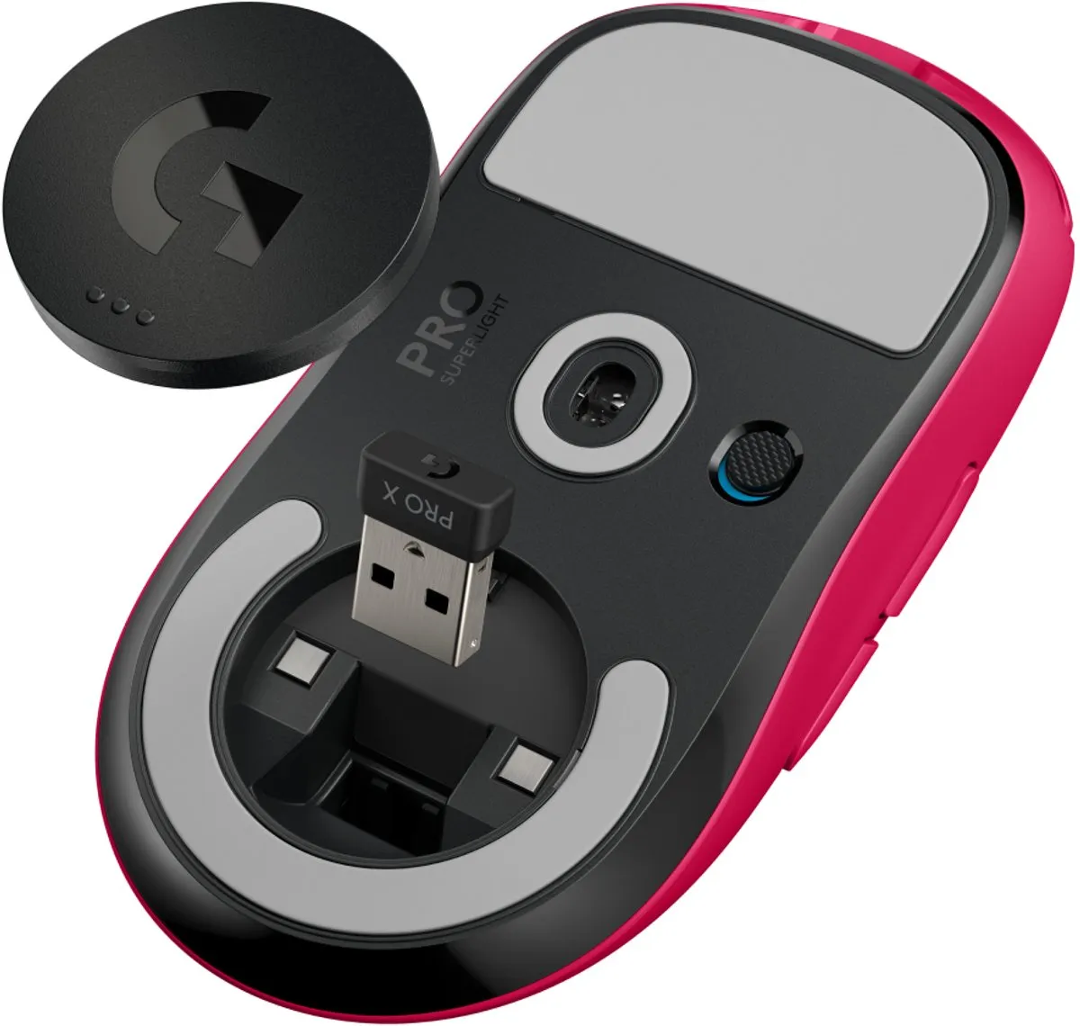 Logitech G Pro X SUPERLIGHT 910-005957 Gaming Muis - Magenta