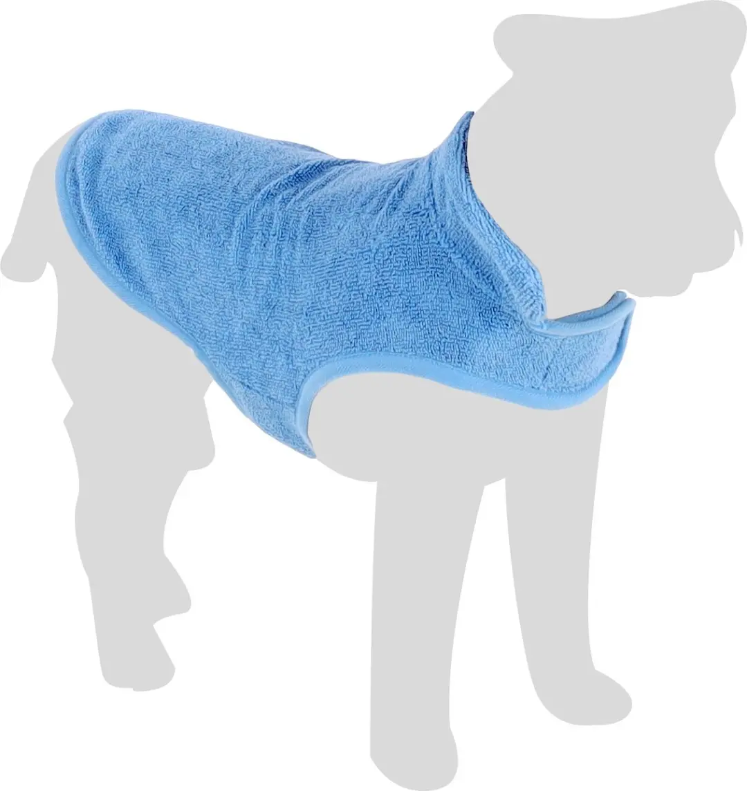 Flamingo Nemo Badjas Honden - Blauw M