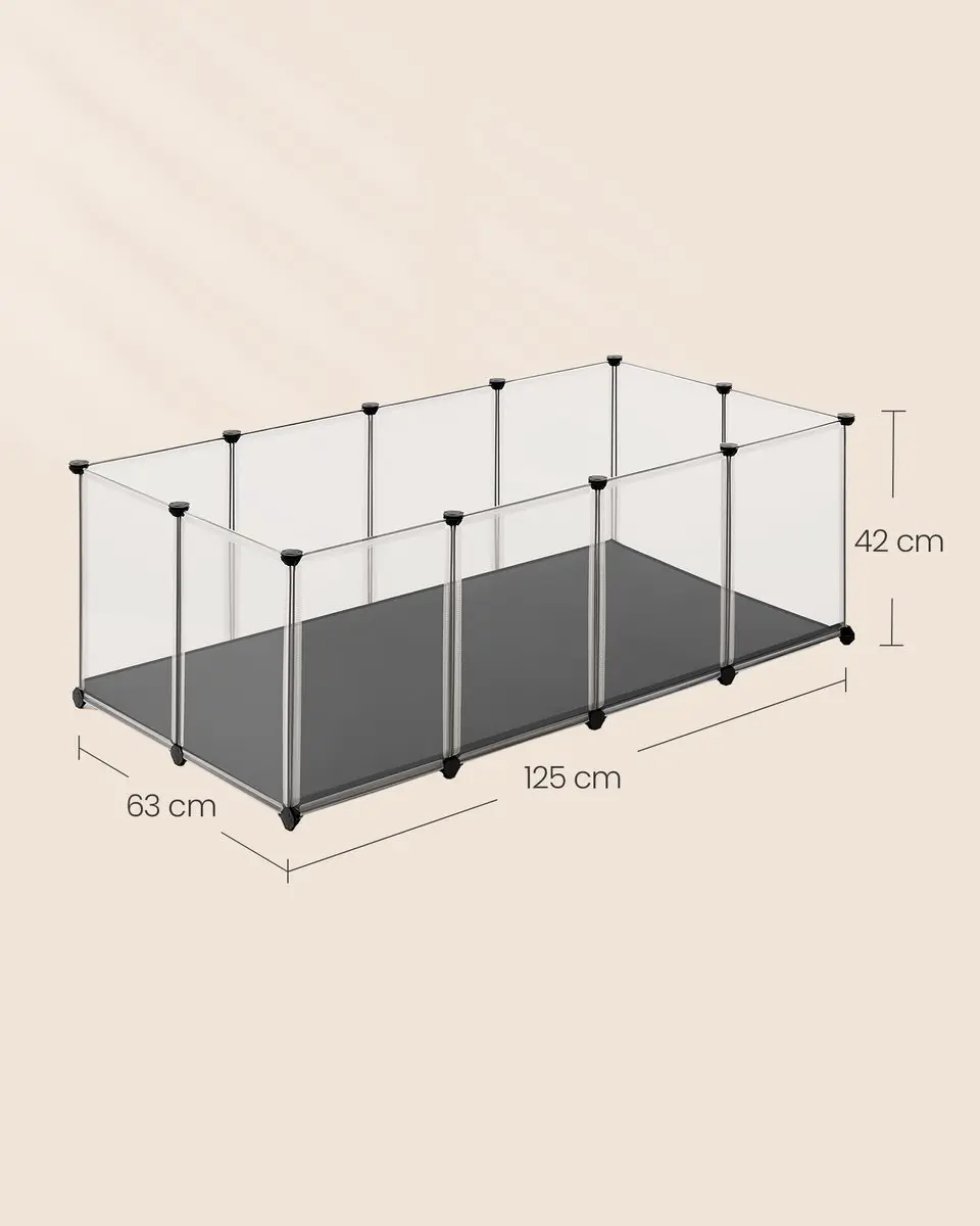 Songmics Hondenren Puppyren - 27 Stuks - 40x30cm & 30x30cm Wit - afbeelding 4 van 6