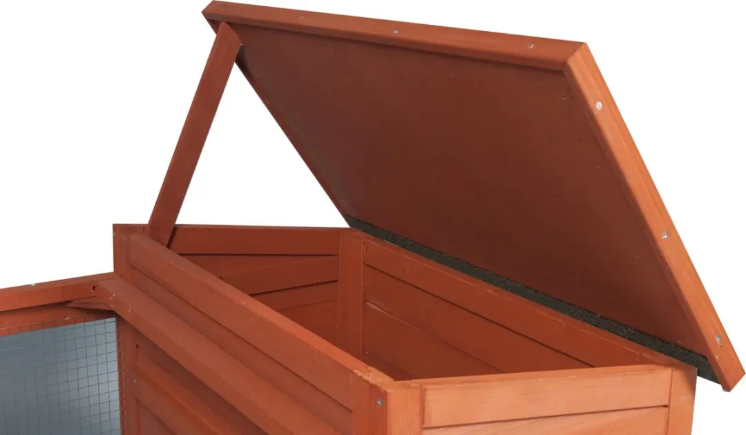Flamingo Konijnenhok Atto Classic Bruin - 120x65x51cm