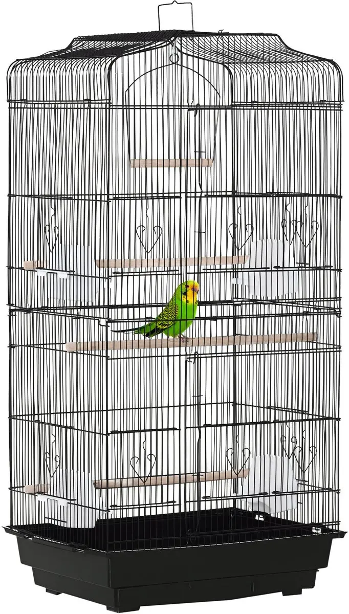 Pawhut Vogelkooi Metaal 46,5x35,5x92cm