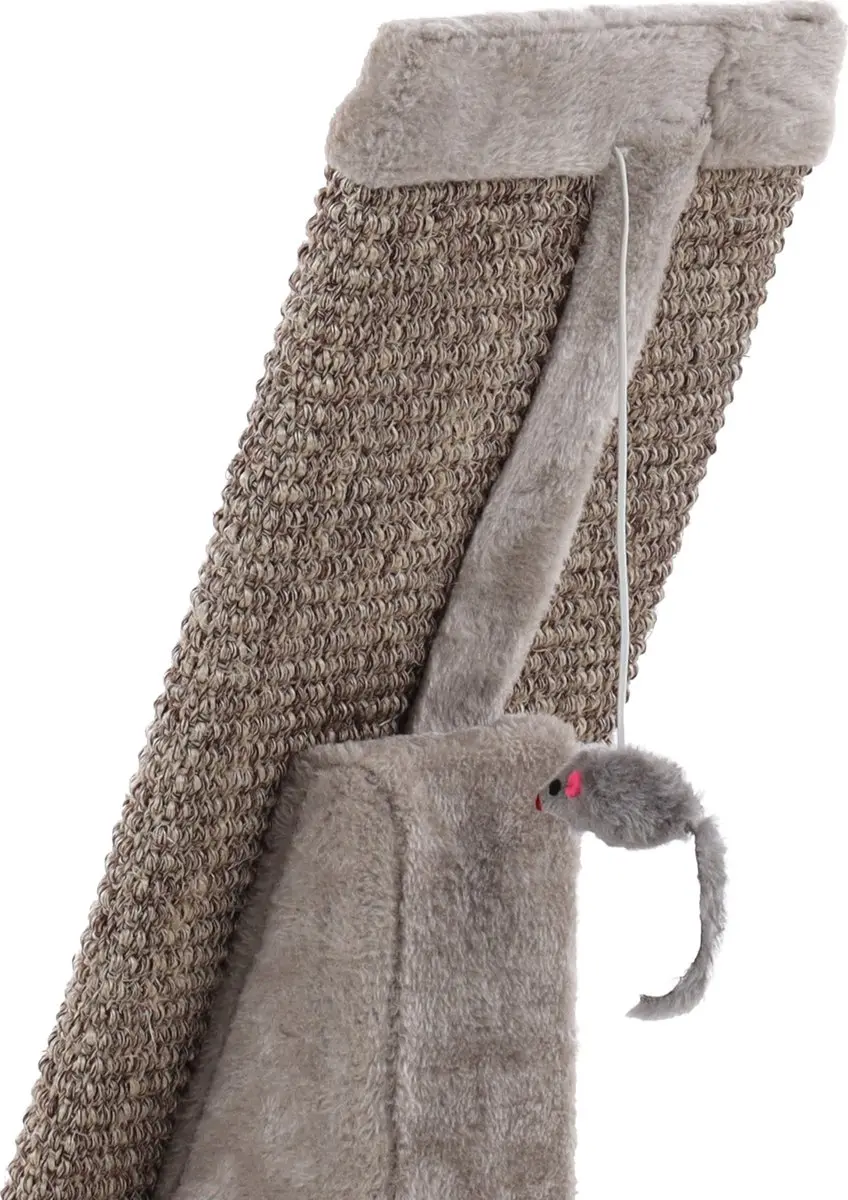 Flamingo Greta Krabplank - Grijs - 31x31x47,5cm