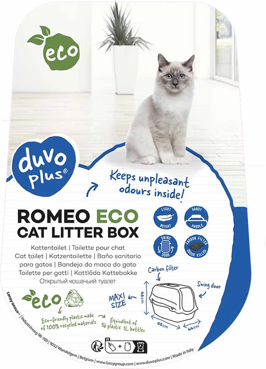 Duvo Romeo Eco Kattenbak - Honey