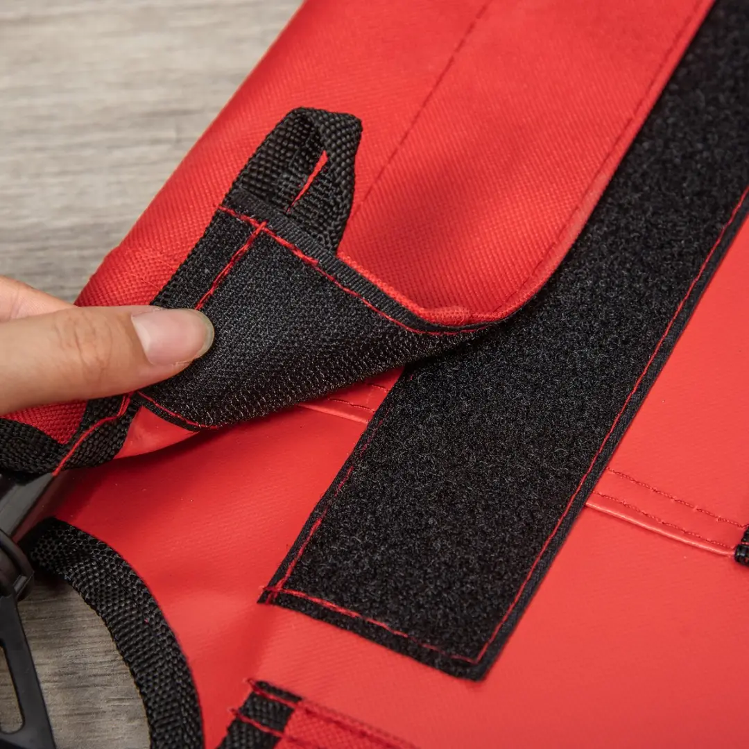 Pawhut Verhoogd Hondenbed 76x61x18cm - Rood