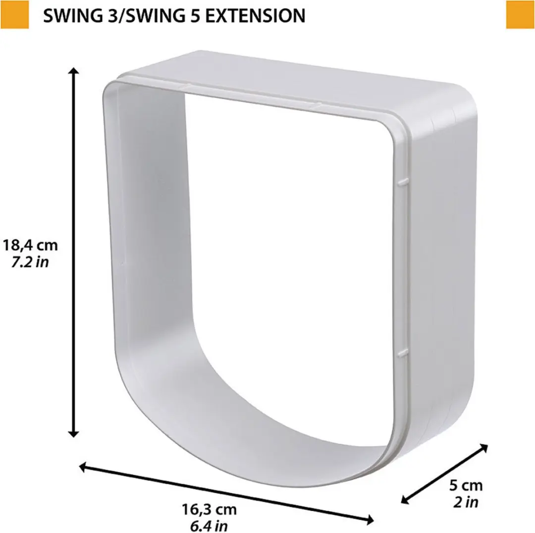Ferplast Tunnel Swing Kattenluik - Wit