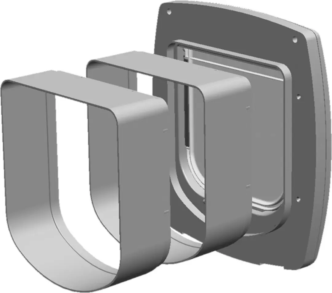 Ferplast Tunnel Swing Kattenluik - Wit