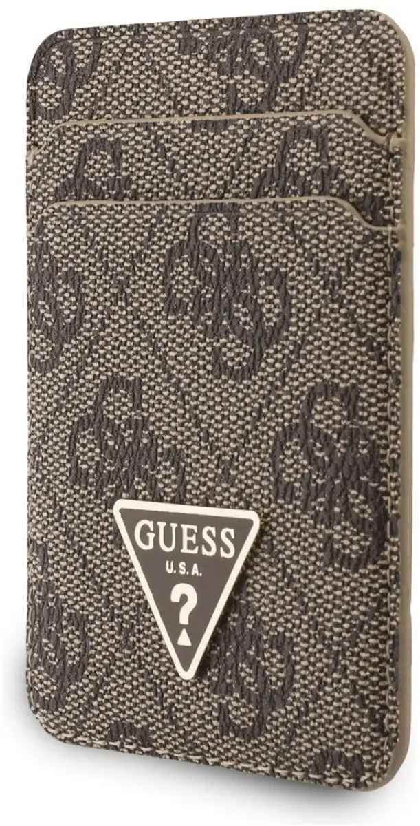 Guess Wallet Handriemset MagSafe iPhone 12/13/14/15 - Bruin