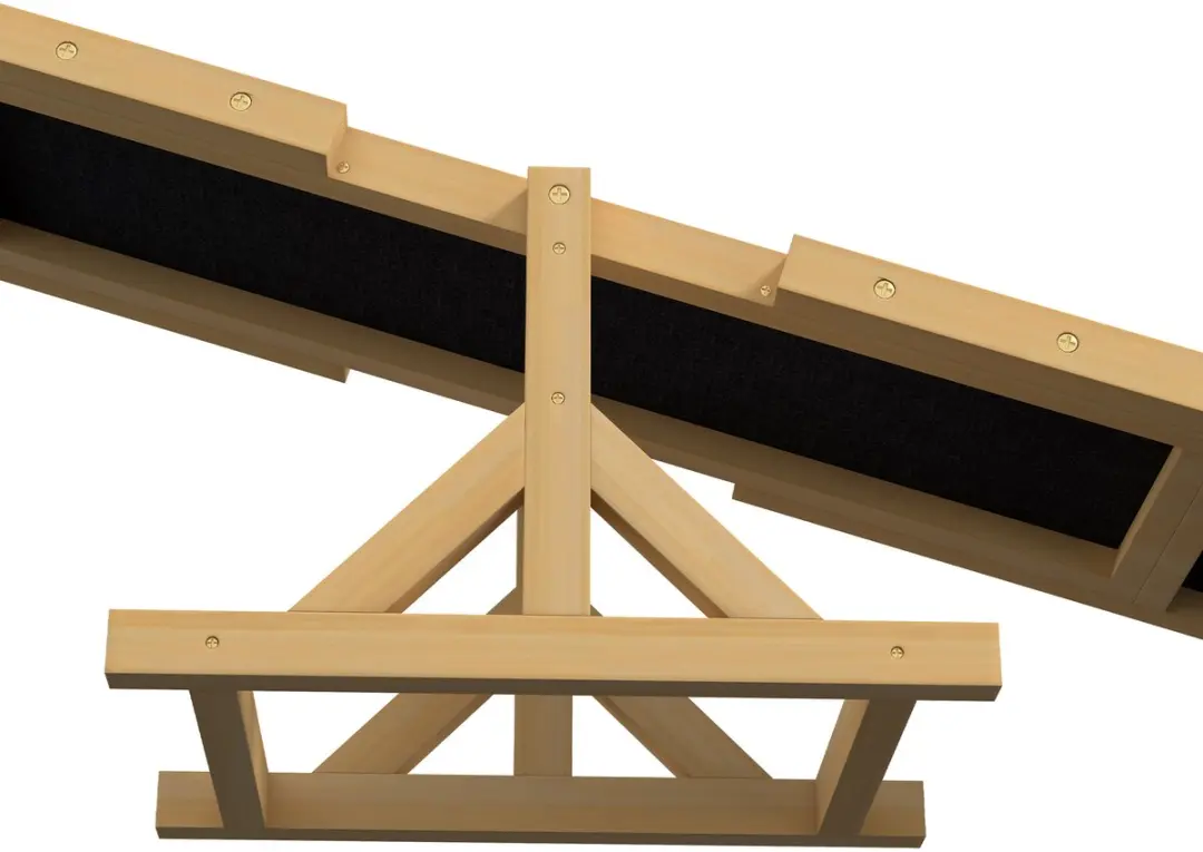 Pawhut Hondenwip Geel - tot 50 kg