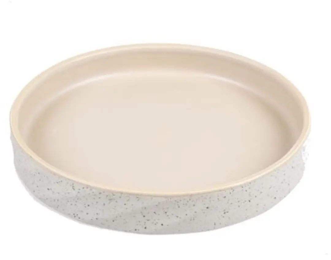 Duvo+ Eetschaal Stone Wavy Dune 260ml - Grijs/Beige