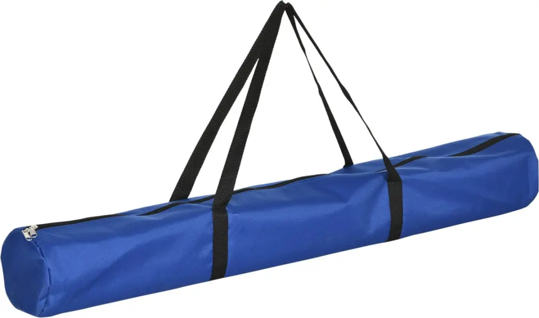 Pawhut Honden Slalompalen Behendigheidstraining D07-021 - Wit/Blauw