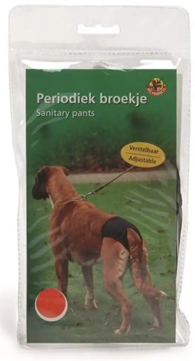 Beeztees Periodiek Broekje XXL - 71-78cm - Zwart