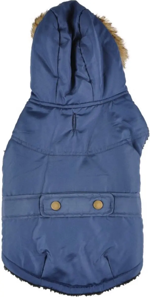 Flamingo Winterjas Sabi Hondenkleding - Blauw 55cm - afbeelding 6 van 6