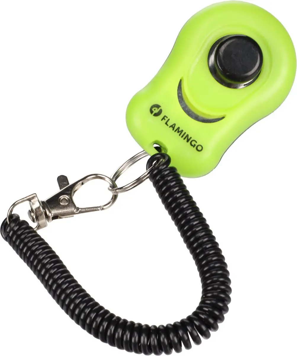 Flamingo Clicker Hondentraining Xin - Groen