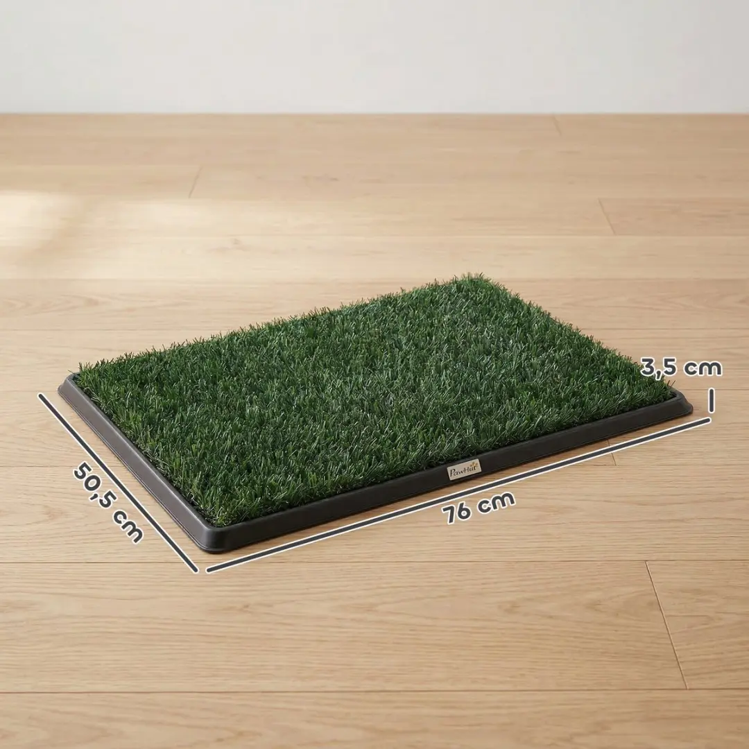 Pawhut Hondentoilet Kunststof 76x50,5x3,5cm - 3 Stuks - Zwart - afbeelding 6 van 6