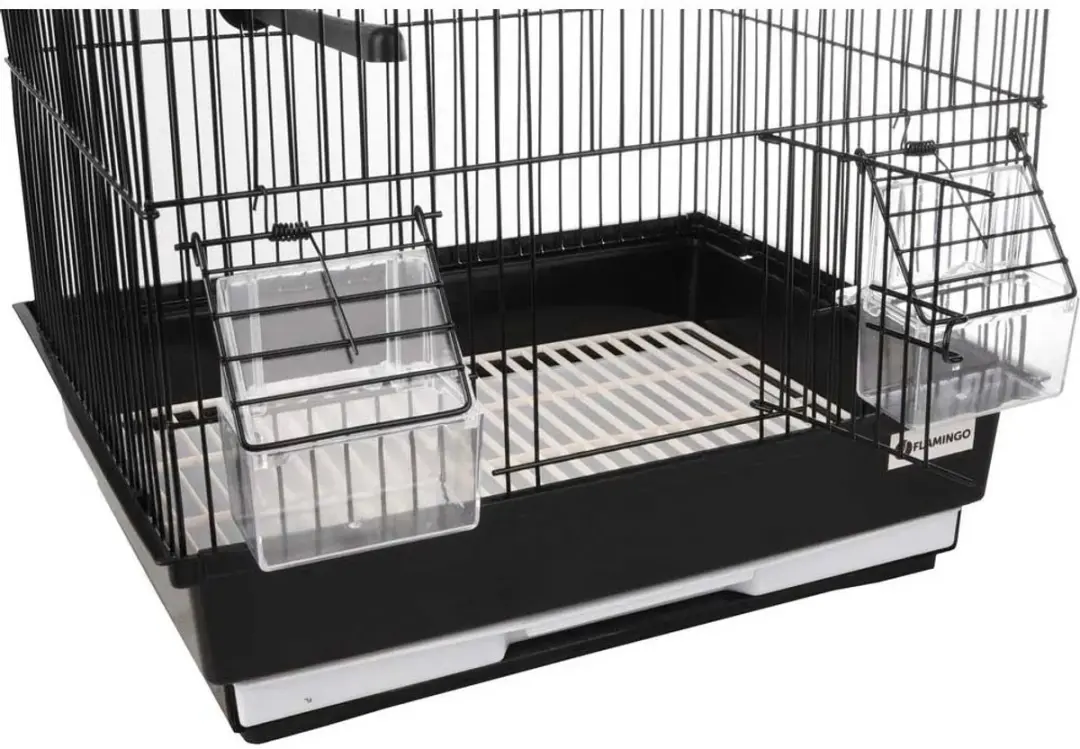 Flamingo Lampung 2 Vogelkooi - 34x28x44,5cm - Zwart