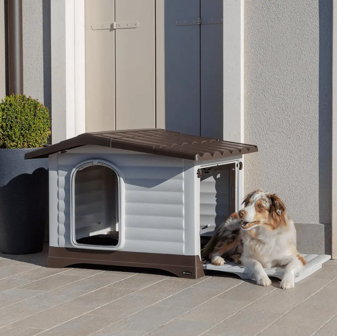 Ferplast Dogvilla 70 Hondenhok - 73x59x53cm Grijs