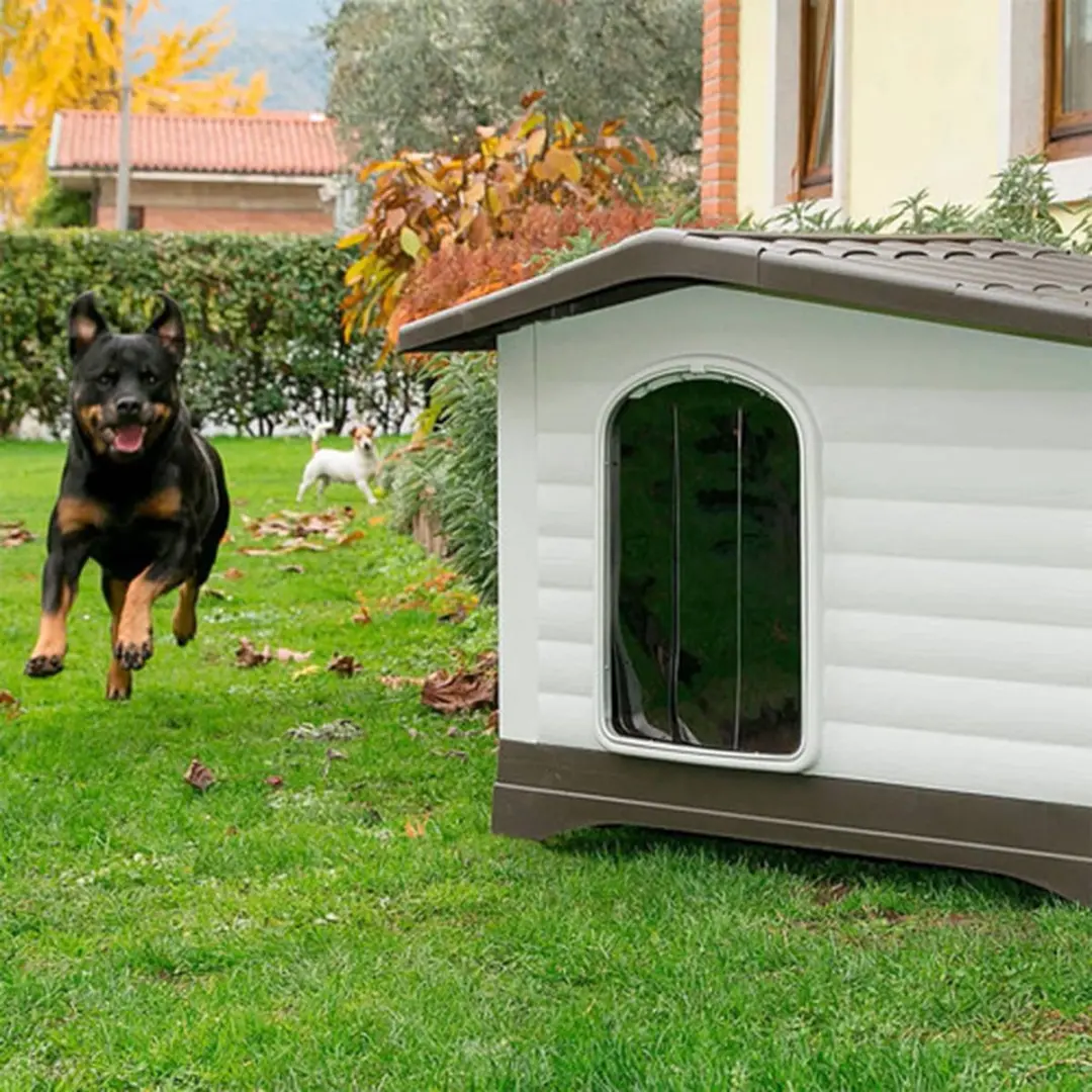 Ferplast Dogvilla 70 Hondenhok - 73x59x53cm Grijs - afbeelding 6 van 6