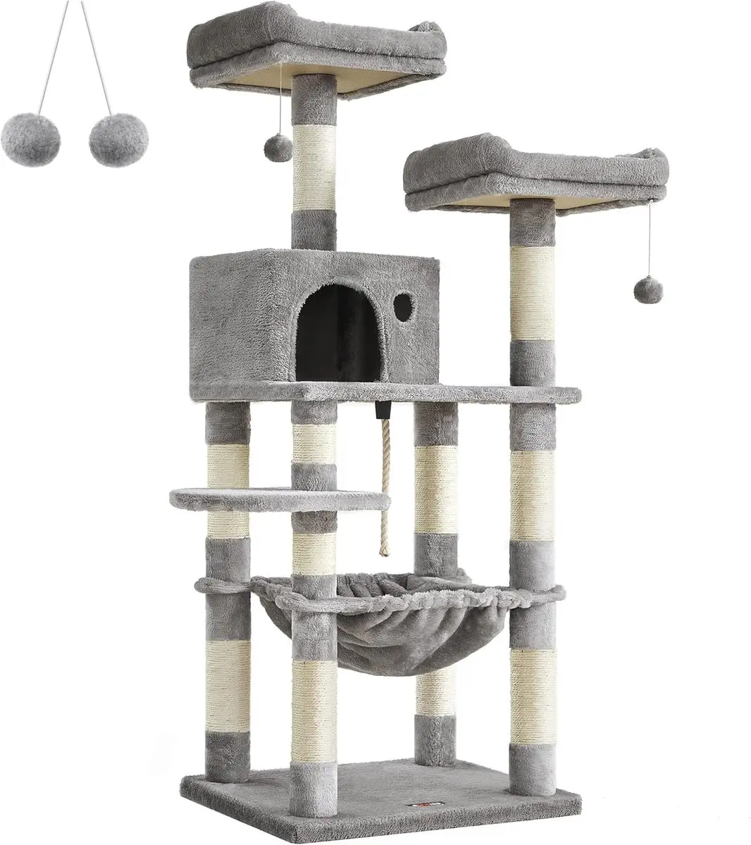 Songmics Nancy's Kattenboom XL 143cm Krabpaal