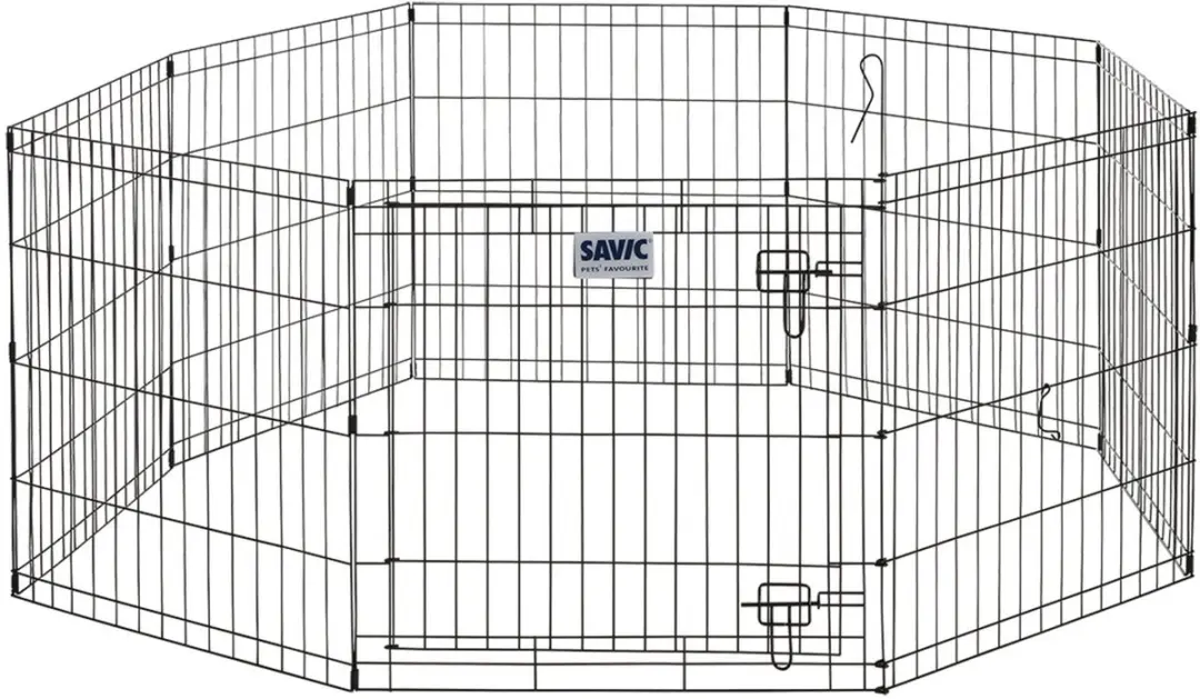 Savic Hondenpark 1 Puppyren - Zwart - 61xØ160cm