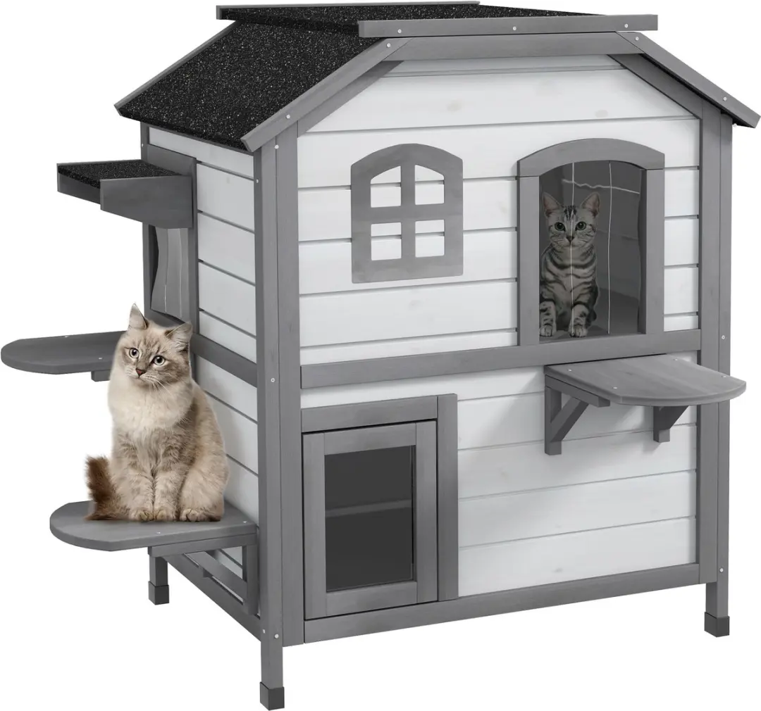 Pawhut Kattenhuis 2-etagen