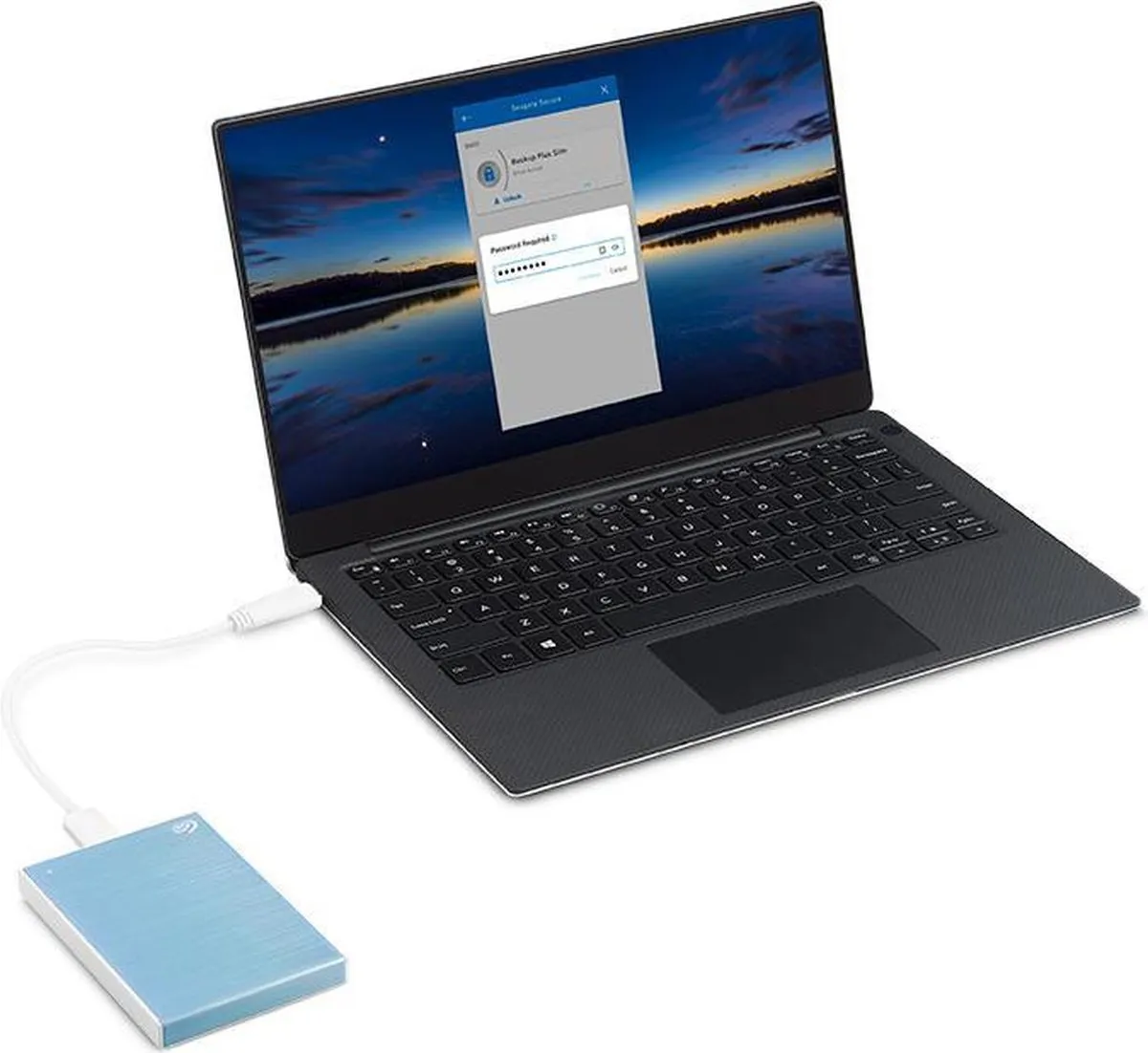 Seagate One Touch Draagbare Harde Schijf 1TB - Blauw - afbeelding 6 van 6