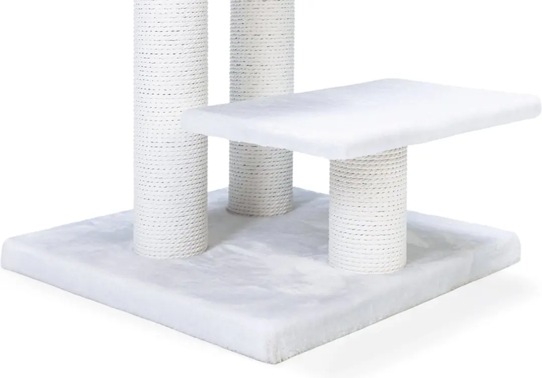 Beeztees Krabpaal Serpa Figo 3 Ligplekken - Wit 50x50x92cm
