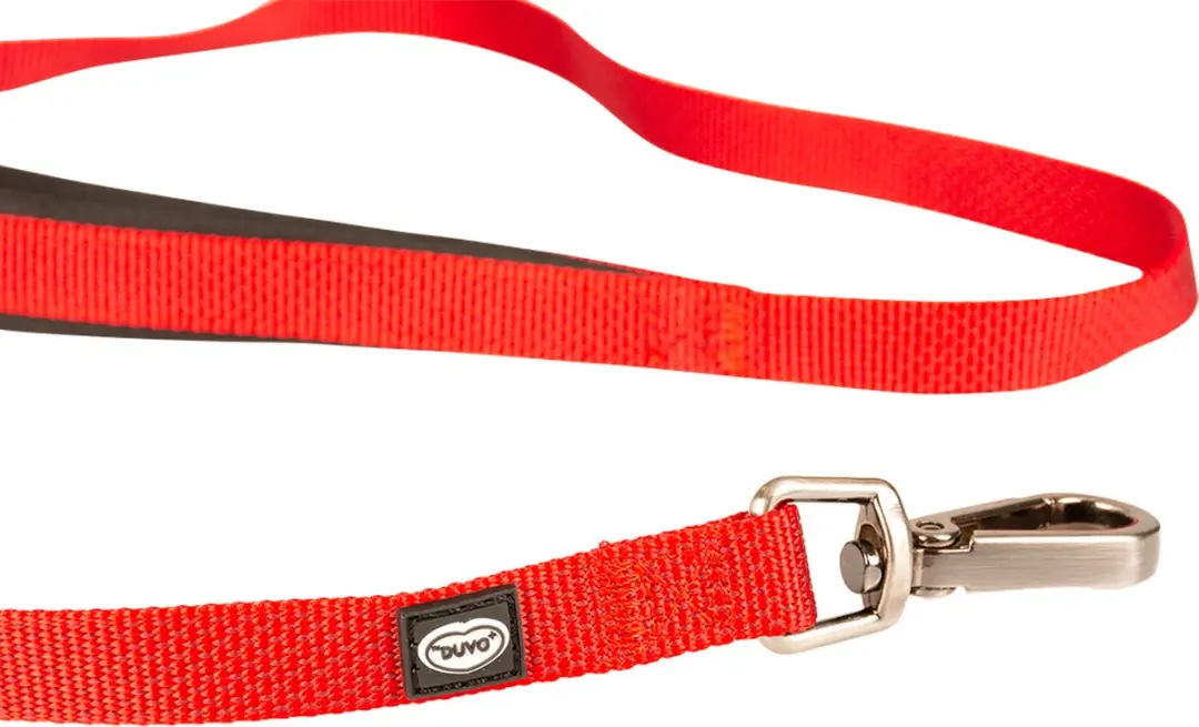 DuvoPlus Uitlaatriem Explor North Nylon S 120cm/15mm - Rood