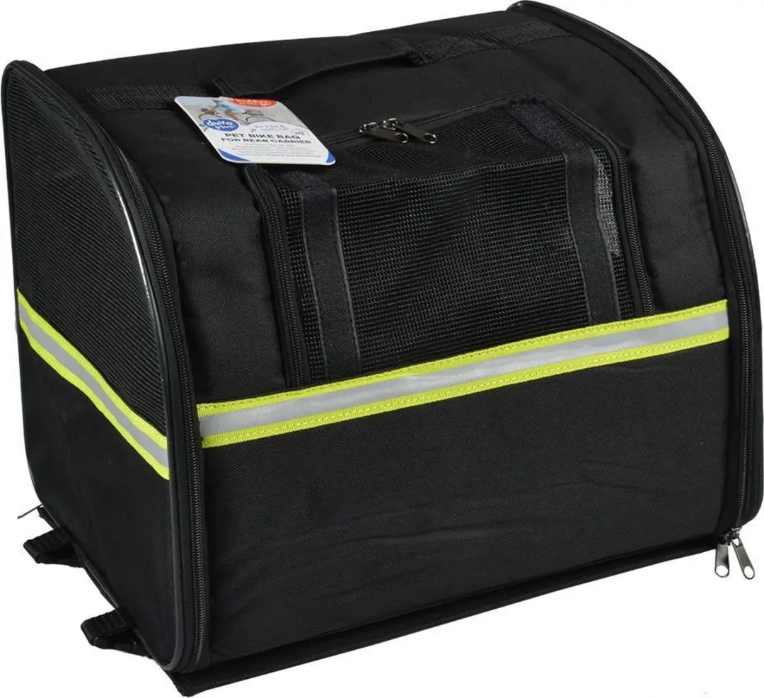 Duvo Duvoplus Fietsmand Hond - 36x28x30cm - Max. 7kg - Zwart - afbeelding 6 van 6