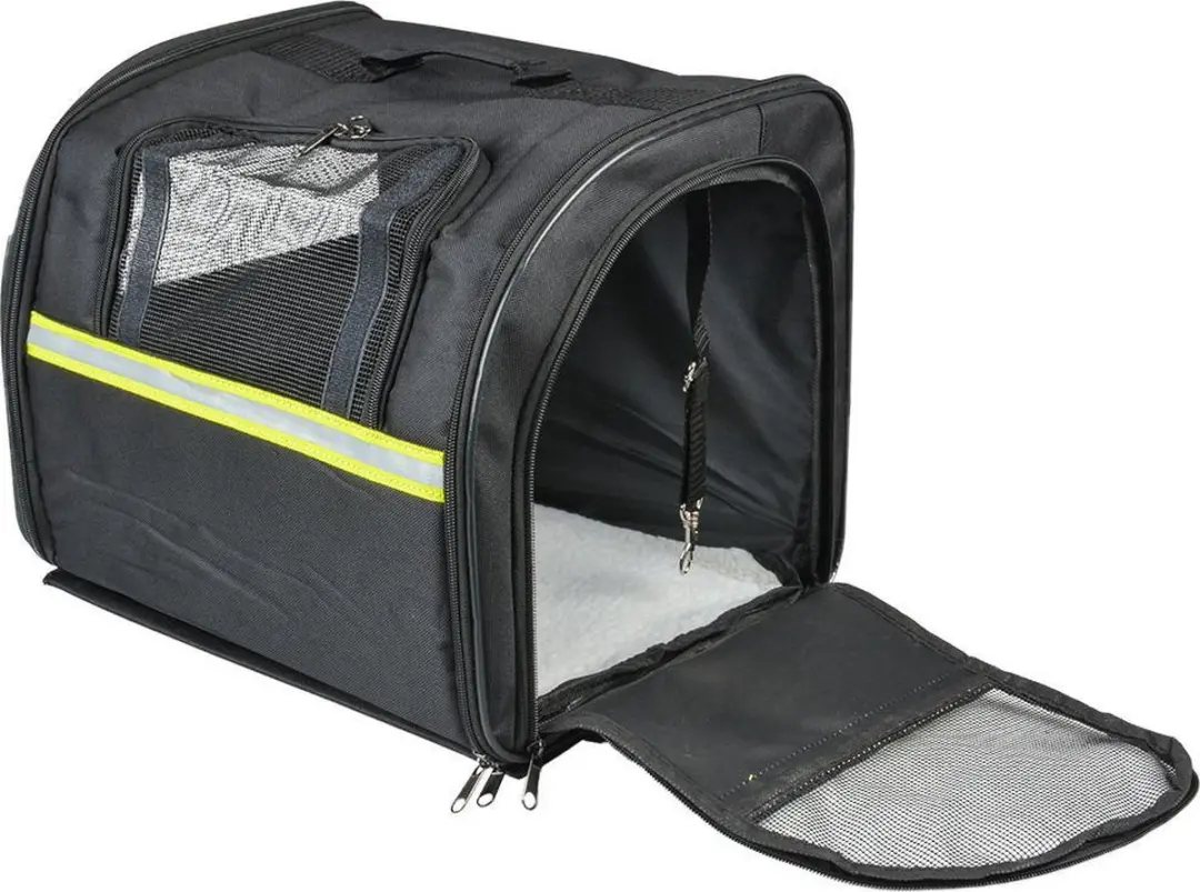 Duvo Duvoplus Fietsmand Hond - 36x28x30cm - Max. 7kg - Zwart
