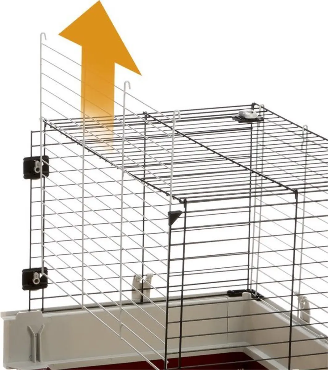 Ferplast Krolik Extension - Konijnenkooi Uitbreiding Grijs