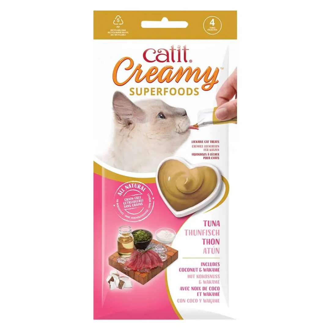 Catit CA Creamy Superfood Traktaties Tonijn