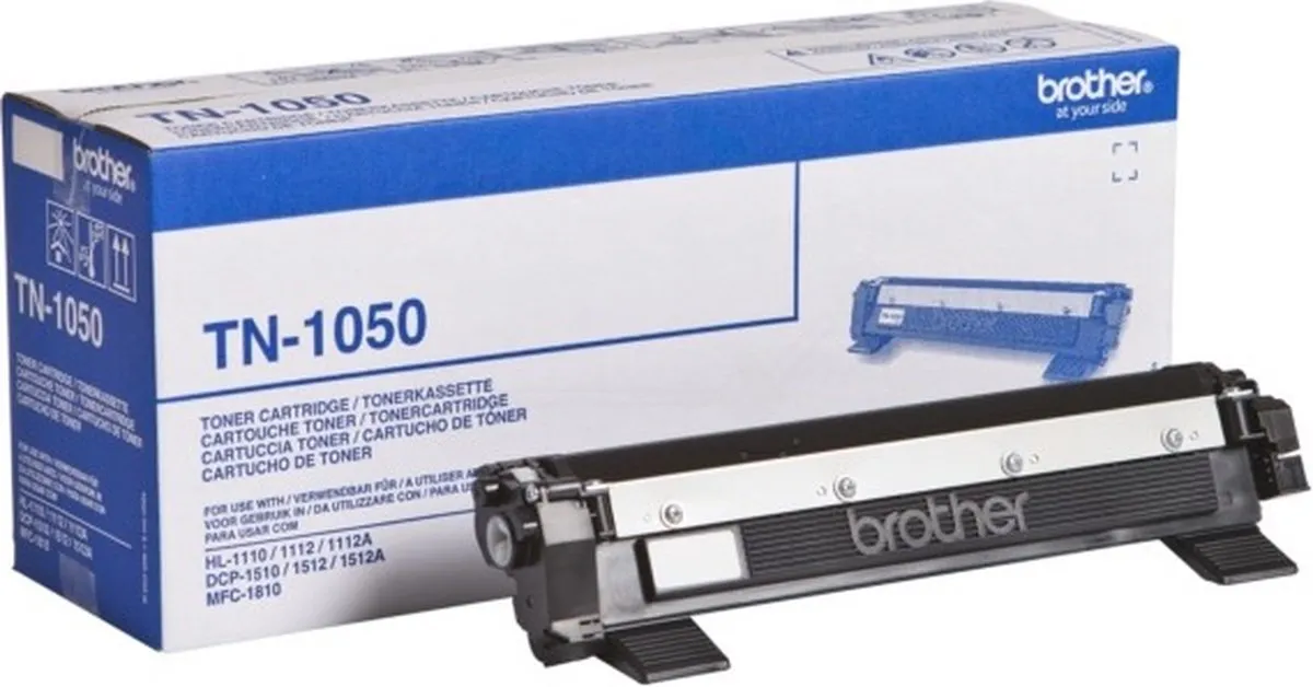 Brother TN-1050 Tonercartridge - 4 Stuks - Zwart - afbeelding 6 van 6