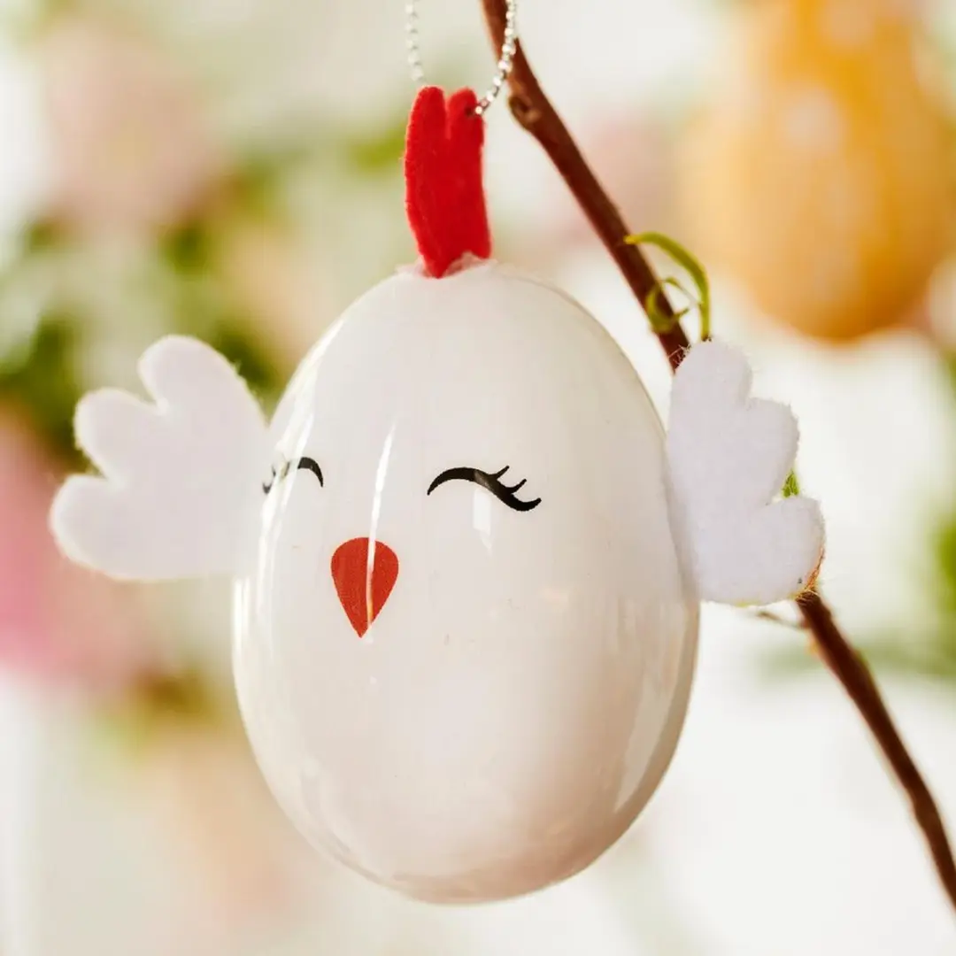 Decoris Paaseieren Dieren - 6 Stuks