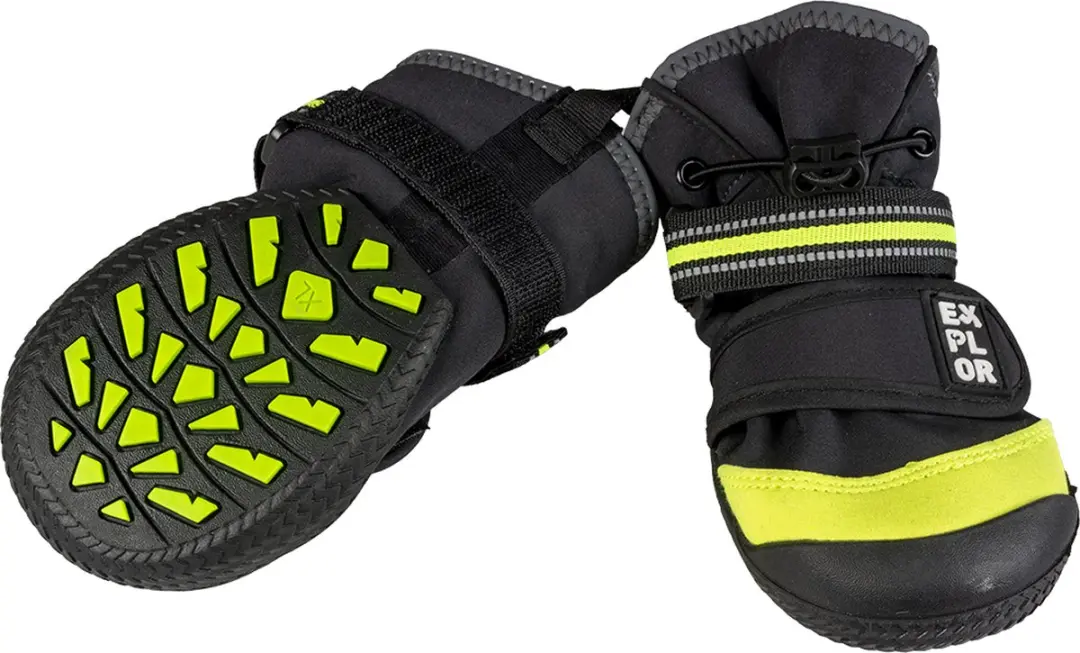 DuvoPlus Gear Hondenschoentjes XL - 4 Stuks - 8,3x10,2cm Zwart