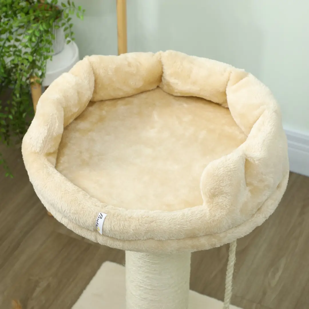 Pawhut Kratzbaum Katzenturm 83cm - Beige