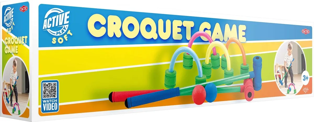Tactic Foam Croquet Spel 1410695 - 2-4 Spelers