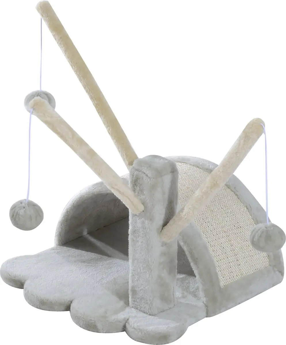 Pawhut Kattenboom Krabboom D30-100 - Grijs