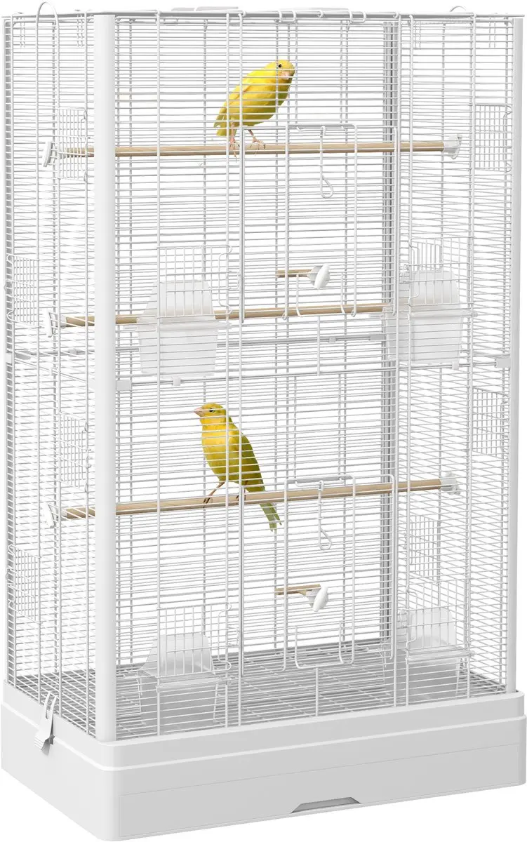 Pawhut Vogelkooi Staand 61x36,5x98cm