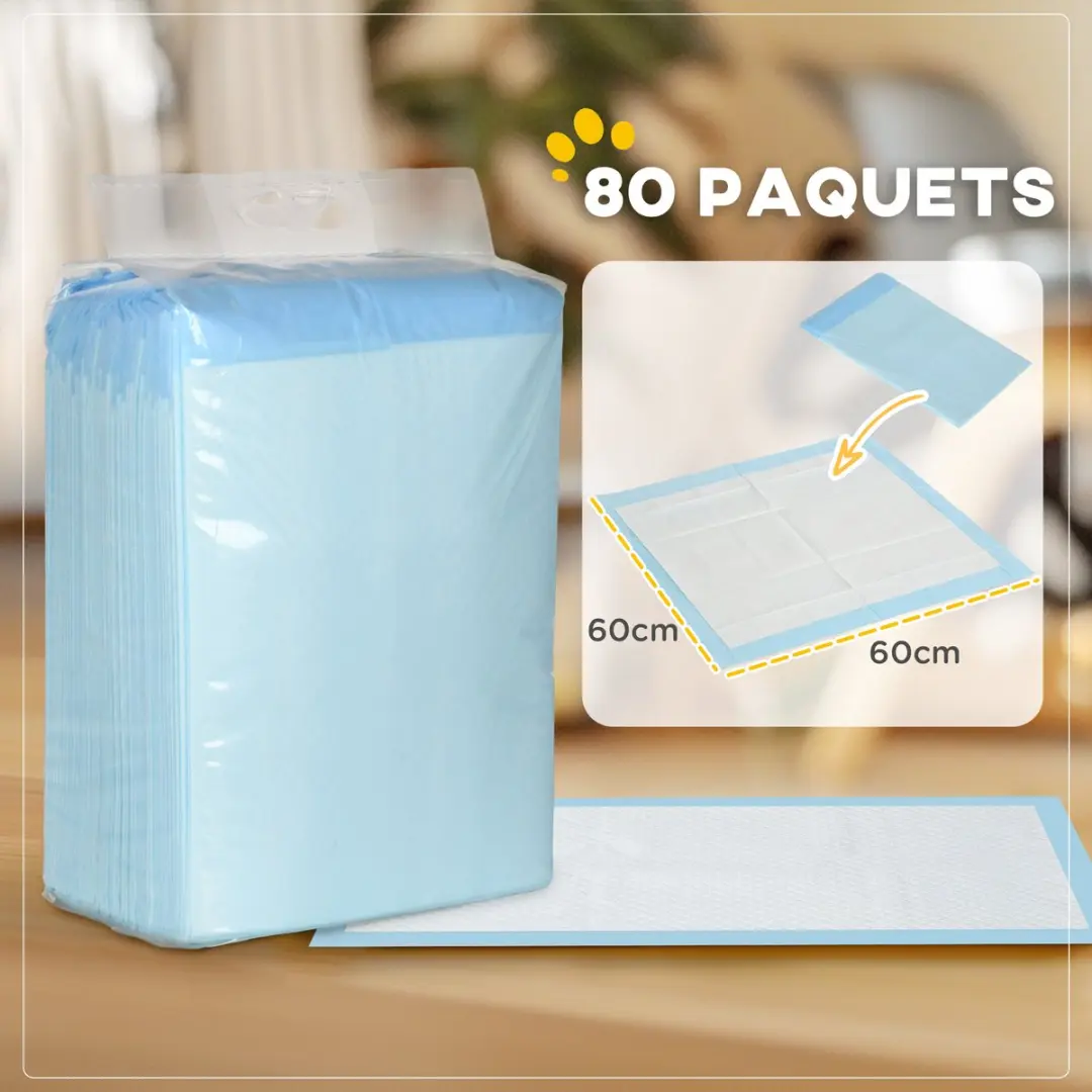 Pawhut Hondentrainingsmat 60x60cm - Blauw