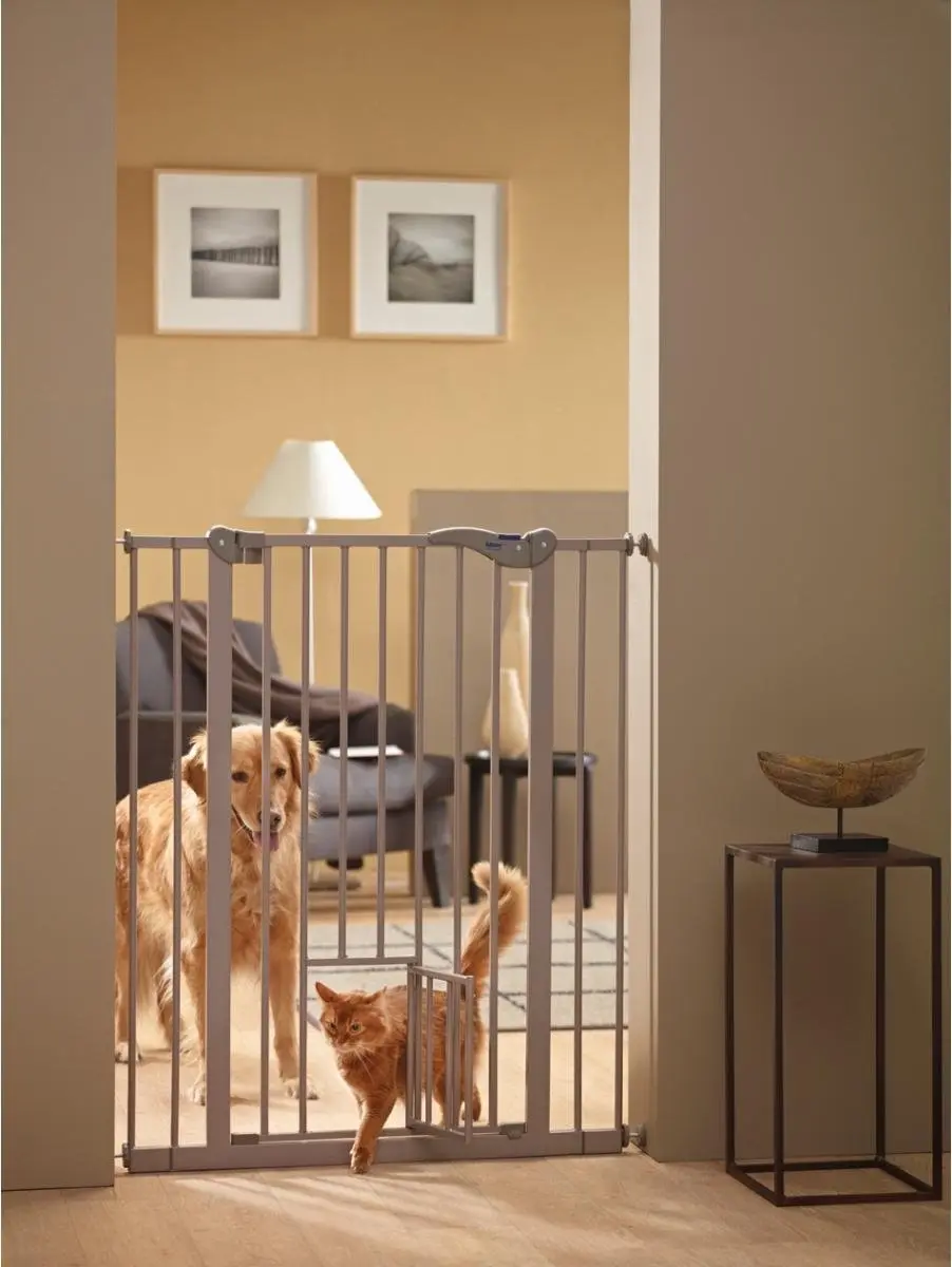 Savic Dog Barrier Afsluithek - 107cm - Grijs
