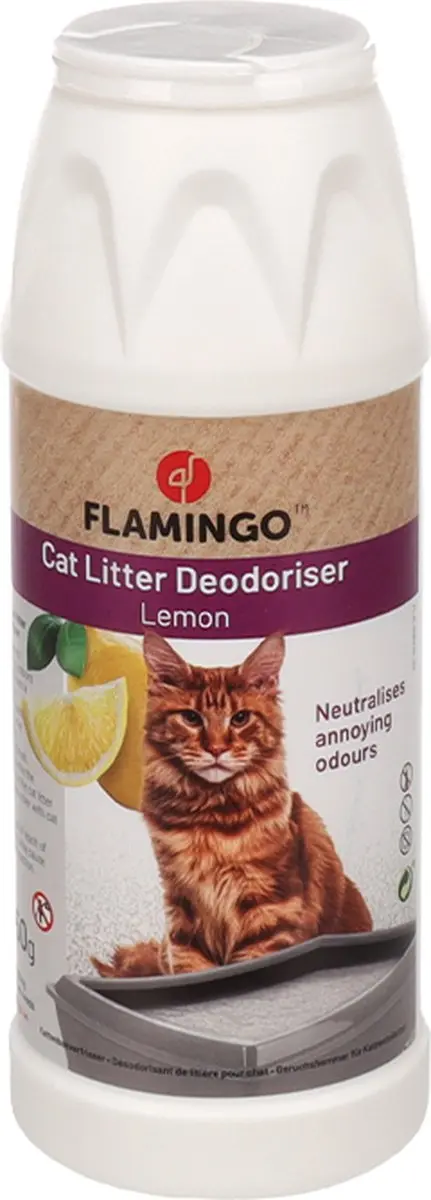 Flamingo Kattenbakverfrisser Citroengeur 750g