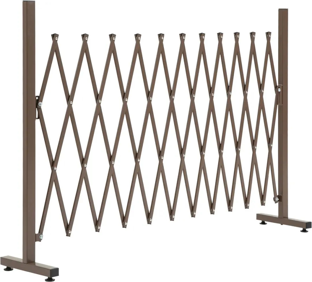 ECTEATOY Uitschuifbaar Schaarhek 35-300cm x 103,5cm