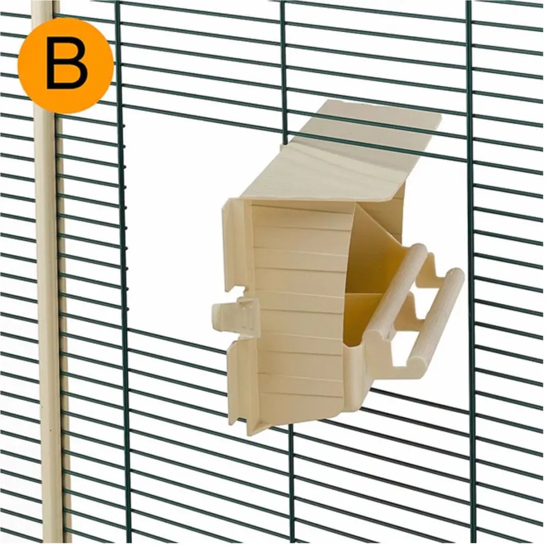 Ferplast Nota Vogelverblijf 95x64x165.5cm - Zwart