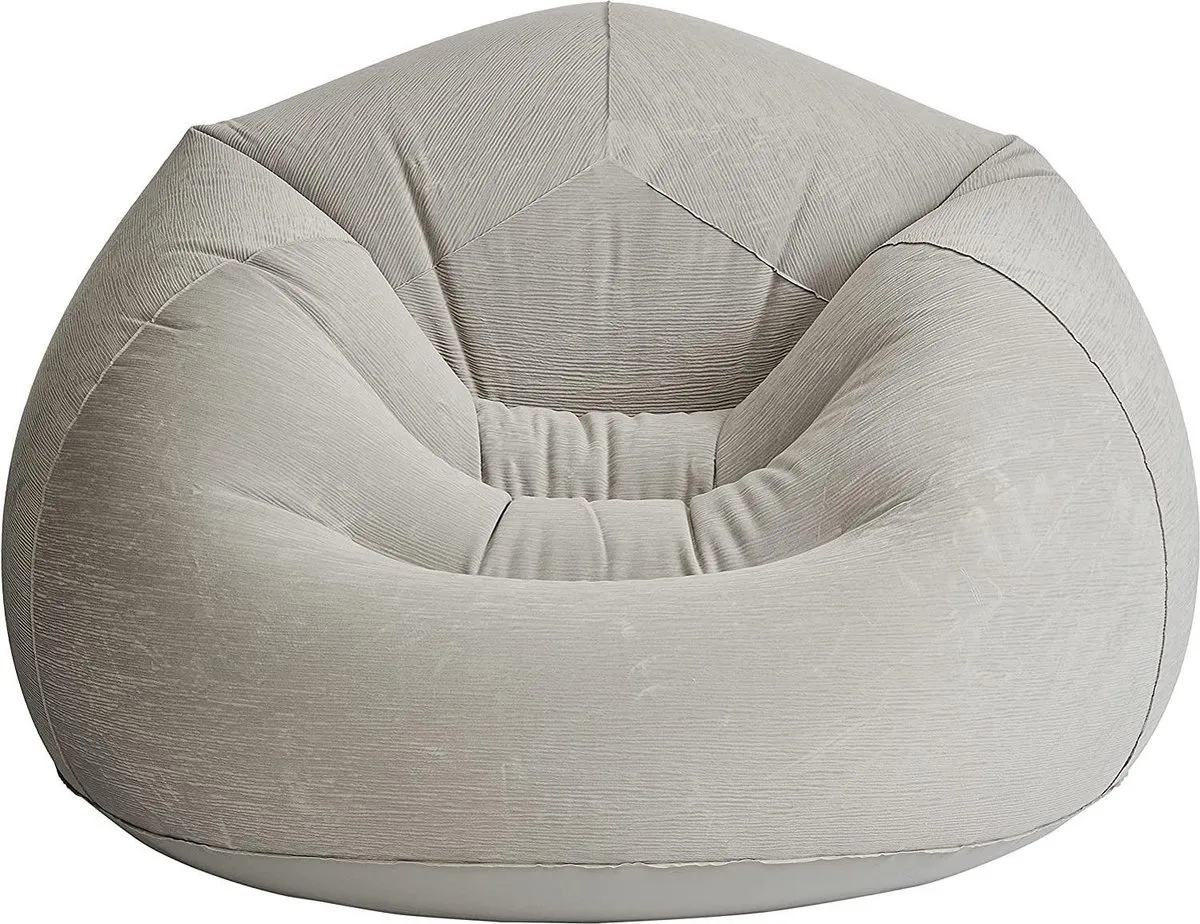 Intex Beanless Bag Chair Zitzak - Grijs